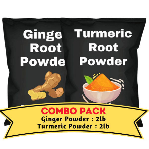 Turmeric & Ginger Powder Bundle (2 Lb Each)