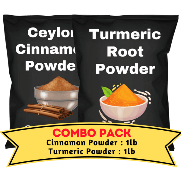 Turmeric & Cinnamon powder Bundle (1 LB Each)