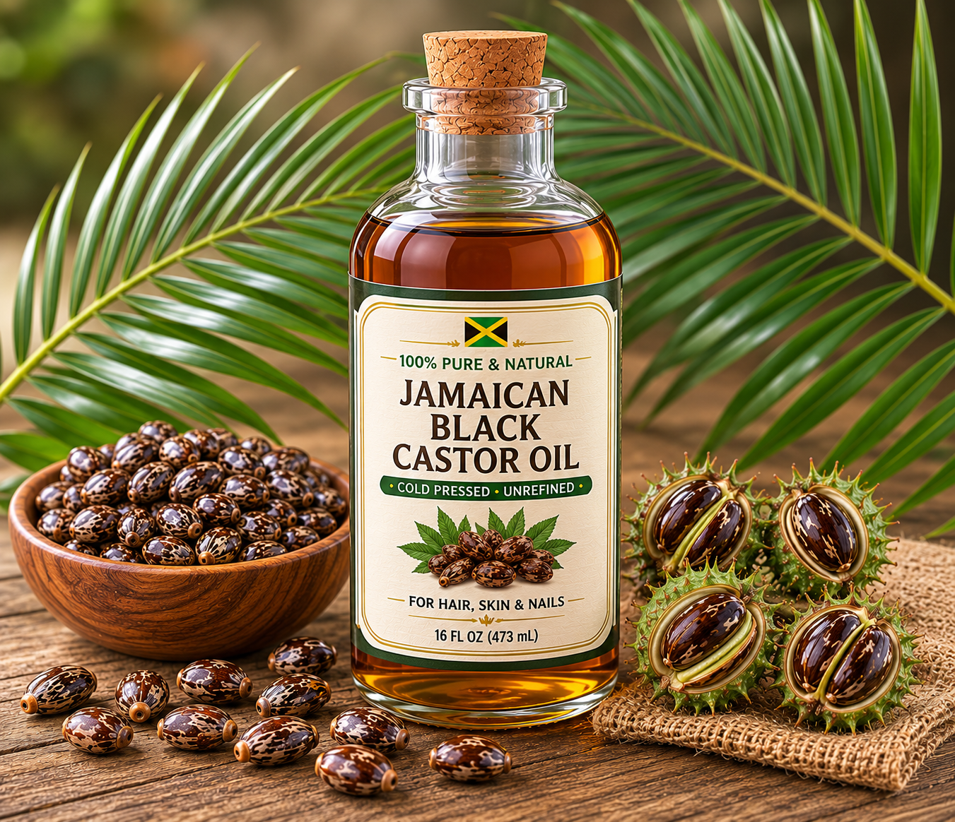How to Formulate Premium Hair Serums Using Bulk Jamaican Black Castor