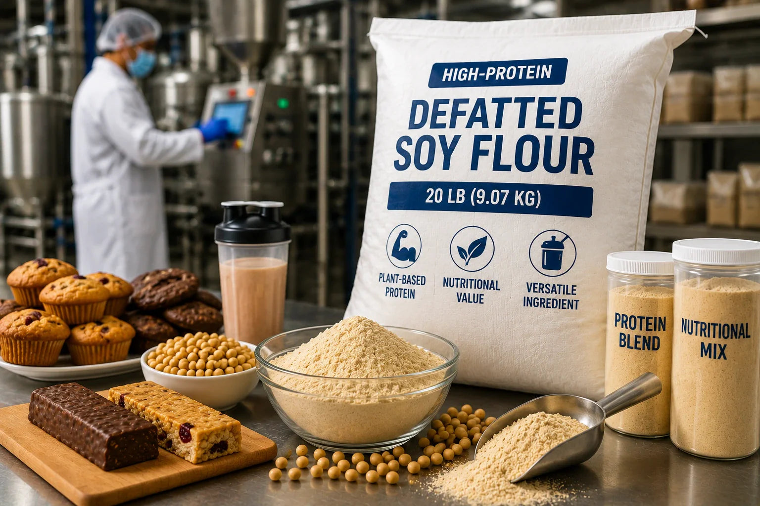 How Commercial Food Processors Use High-Protein Defatted Soy Flour (20