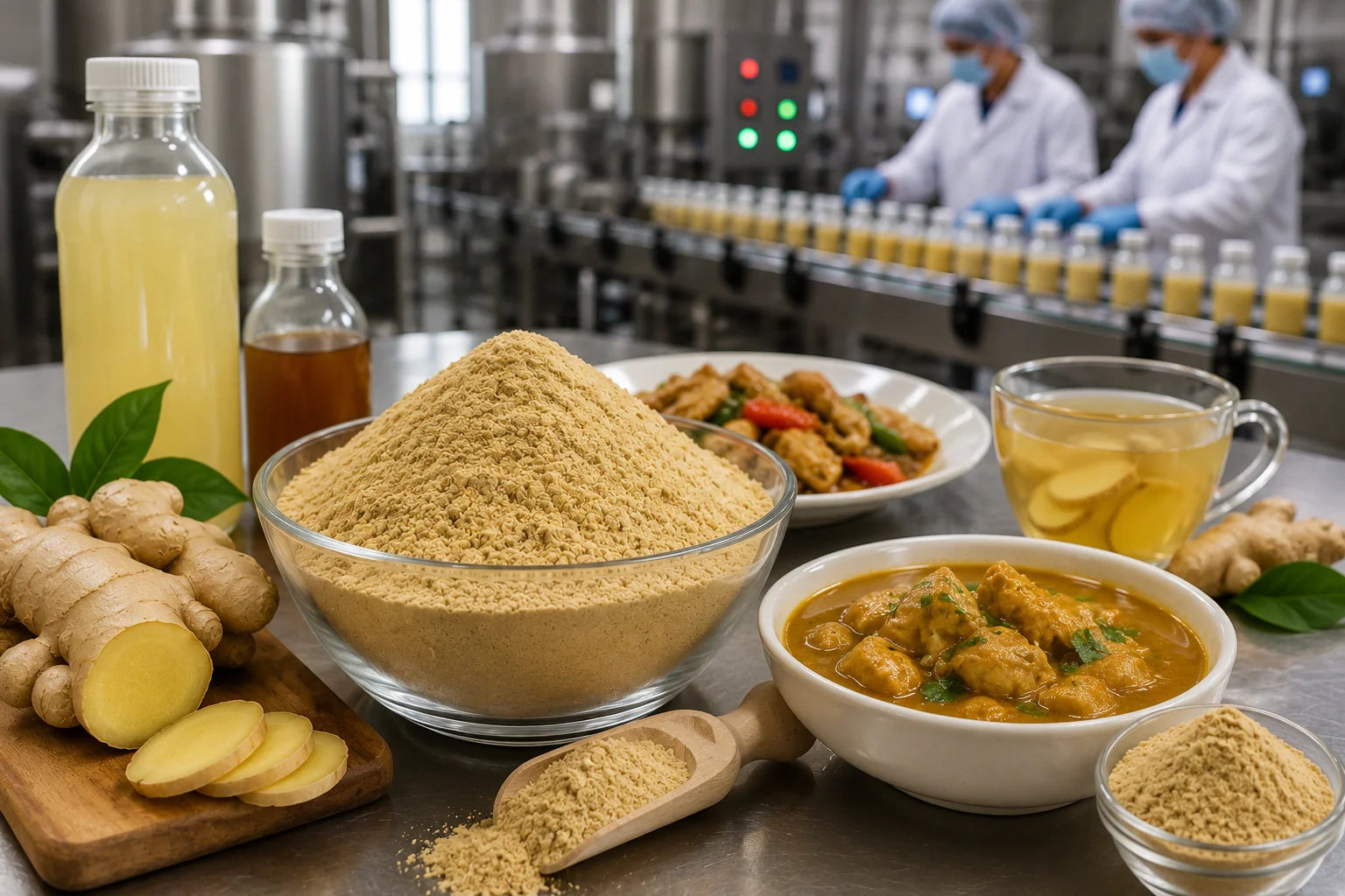 Ginger Powder in Commercial Food Production