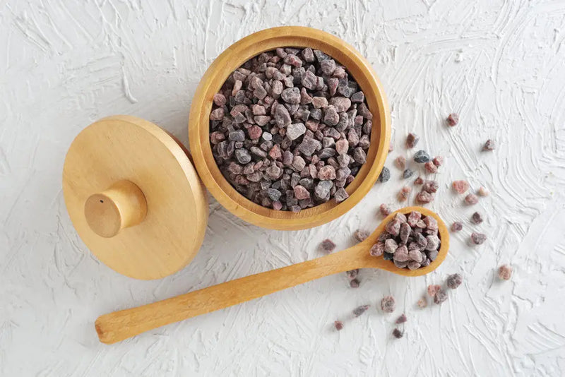 Kala Namak Himalayan Black Salt and Regular Salt