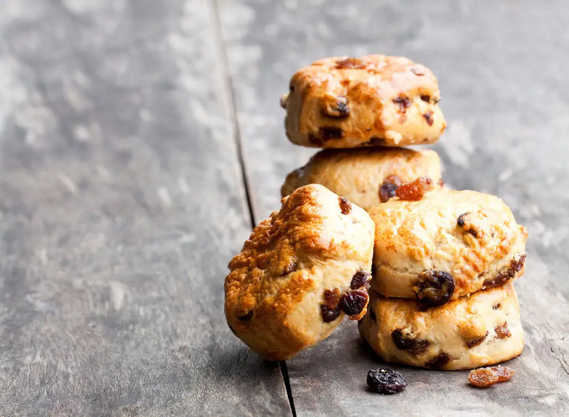 Scones with Cacao Nibs