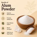 Alum Powder 55LB Pure Bulk Ingredients | Pure Potassium Aluminium Powder | Phitkari | Purifies Water | Natural Deodorant