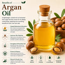 Naturevibe Botanicals Argan Oil 128oz Premium Quality | 100% Pure Cold Pressed | Ideal for Skin Care & Hair Care