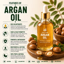 Naturevibe Botanicals Argan Oil 128oz Premium Quality | 100% Pure Cold Pressed | Ideal for Skin Care & Hair Care