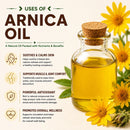 Arnica Oil | 100% Pure and Natural Cold Pressed Body Oil | Great for Skin Care and Hair Care