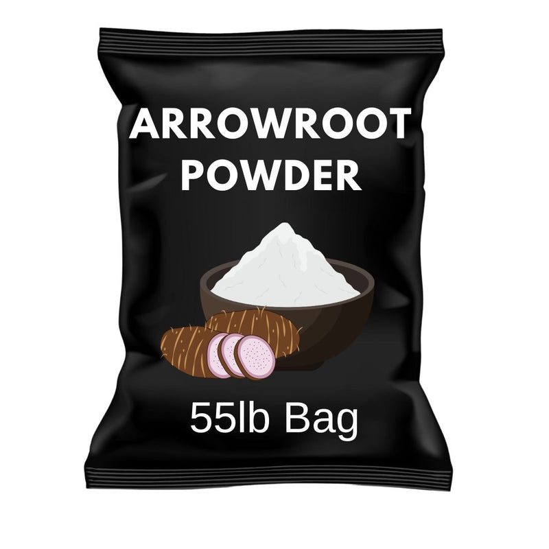 Pure Arrowroot Powder - 25kg Bulk Pack | Premium Quality for Culinary & Natural Care Solutions | 55lb Bulk Bag