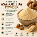 Naturevibe Botanicals Asafoetida Powder (Hing Powder) 500g Premium Quality | Ideal for Cooking, Seasoning & Indian Recipes