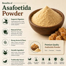 Naturevibe Botanicals Asafoetida Powder (Hing Powder) 500g Premium Quality | Ideal for Cooking, Seasoning & Indian Recipes