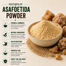 Naturevibe Botanicals Asafoetida Powder (Hing Powder) 500g Premium Quality | Ideal for Cooking, Seasoning & Indian Recipes
