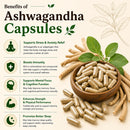 Puranicals Premium Ashwagandha 960 Capsules – Natural & Energy Booster | Herbal Supplement | 500 mg Ashwagandha Root powder per Serving.