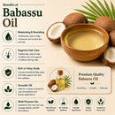 Sweet Almond Oil & Babassu Oil - Bundle of 64 Ounces Each | Hydrating and Nourishing for Skincare and Haircare | Soothes and Calms All Skin Types