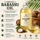 Sweet Almond Oil & Babassu Oil - Bundle of 64 Ounces Each | Hydrating and Nourishing for Skincare and Haircare | Soothes and Calms All Skin Types