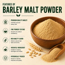Naturevibe Botanicals Barley Malt Powder 25kg (55lb) Bulk Pack Premium | Perfect for Baking, Brewing & Sweetening