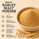 Naturevibe Botanicals Barley Malt Powder 25kg (55lb) Bulk Pack Premium | Perfect for Baking, Brewing & Sweetening