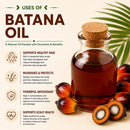 Sweet Almond Oil & Batana Oil - Bundle of 64 Ounces Each | Hydrating and Nourishing for Skincare and Haircare | Soothes and Calms All Skin Types