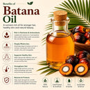 Sweet Almond Oil & Batana Oil - Bundle of 64 Ounces Each | Hydrating and Nourishing for Skincare and Haircare | Soothes and Calms All Skin Types