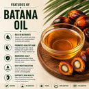 Sweet Almond Oil & Batana Oil - Bundle of 64 Ounces Each | Hydrating and Nourishing for Skincare and Haircare | Soothes and Calms All Skin Types