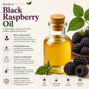 Naturevibe Botanicals Black Raspberry Oil 128oz Premium Quality | 100% Pure Cold Pressed | Ideal for Skin Care & Hair Care
