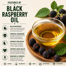 Naturevibe Botanicals Black Raspberry Oil 128oz Premium Quality | 100% Pure Cold Pressed | Ideal for Skin Care & Hair Care