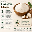 Naturevibe Botanicals Cassava Flour 55lb High Quality | Used for Baking, Paleo & Gluten-Free Cooking