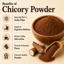 Naturevibe Botanicals Chicory Powder 25kg (55lb) Premium Quality | Ideal for Coffee Substitute, Beverages & Baking