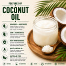 Naturevibe Botanicals Fractionated Coconut Oil 128oz Premium Quality | 100% Pure & Natural MCT Oil | Ideal for Skin Care, Hair Care & Massage