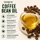 Naturevibe Botanicals Coffee Bean Oil 128oz Premium Quality | 100% Pure Cold Pressed | Ideal for Skin Care & Hair Care