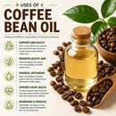 Naturevibe Botanicals Coffee Bean Oil 128oz Premium Quality | 100% Pure Cold Pressed | Ideal for Skin Care & Hair Care
