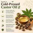 Pure Cold-Pressed Castor Oil - 6.6 Gallon Bulk Pack | Premium Quality for Beauty, Wellness & Industrial Applications