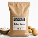 Naturevibe Botanicals Potato Starch 25kg Bulk Pack Premium Quality | Perfect for Baking, Thickener & Food Applications
