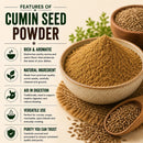 Naturevibe Botanicals Cumin Seed Powder 20lb Bulk Pack Premium | Perfect for Cooking, Seasoning & Marinades