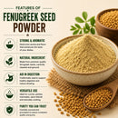 Naturevibe Botanicals Fenugreek Seed Powder 20lb Premium Quality | Ideal for Cooking, Seasoning & Spice Blends