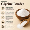 Glycine (25 kg) | Food Grade | Binder | pH stabilizer | Effervescent | 55lb Bulk Bag
