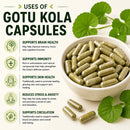 Puranicals Premium Gotu Kola 960 Capsules – Enhance Body Function & Supports Health | | 600 mg Pure Gotu Kola (Centella Asiatica) per Serving | Promotes Healthy Skin and Overall health.