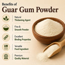 Guar Gum Powder 55lb | Food Grade Thickening Agent | Ideal for Baking, Sauces & Food Manufacturing