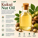 Jojoba Oil & Kukui Nut Oil - Bundle of 64 Ounces Each | Hydrating and Nourishing for Skincare and Haircare | Soothes and Calms All Skin Types