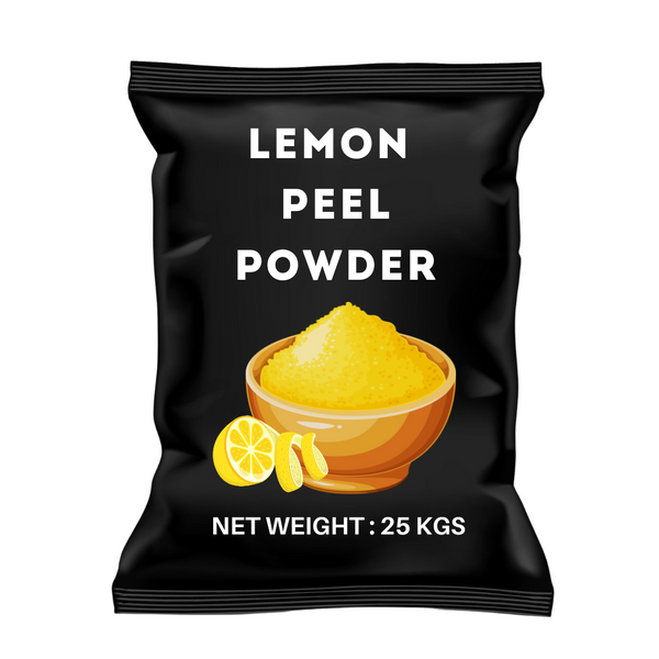 Lemon Peel Powder (25 kg) | Food Grade | 100% Pure and Natural | Antioxidant