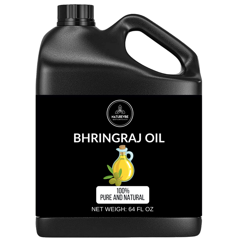 Bhringraj Oil | 100% Pure & Natural Cold Pressed | Hair Oil for Strong & Healthy Hair | Skin & Hair Nourishment