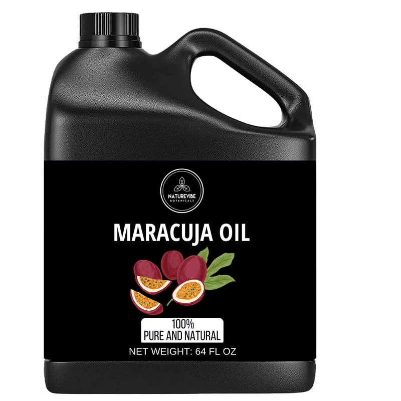 Maracuja Oil 100% Pure & Natural Cold Pressed Passion Fruit Seed Oil | Premium Grade Oil for Hydrating and Soothing | Body Oil Great for Hair, Skin & Nails