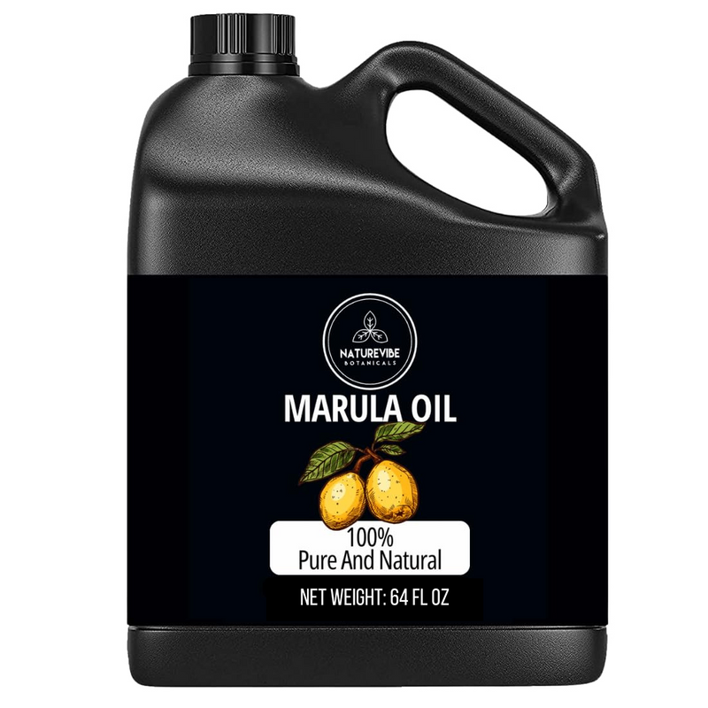 Marula Oil | 100% Pure and Natural Cold Pressed Body Oil | Great for Skin Care and Hair Care