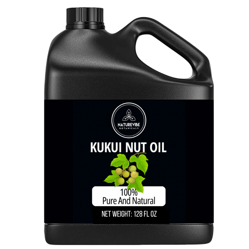 Kukui Nut Oil | 100% Pure and Natural Cold Pressed Body Oil | Great for Skin Care and Hair Care