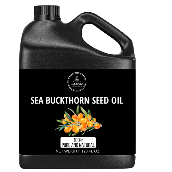 Sea Buckthorn Oil | 100% Pure and Natural Cold Pressed Body Oil | Great for Skin Care and Hair Care