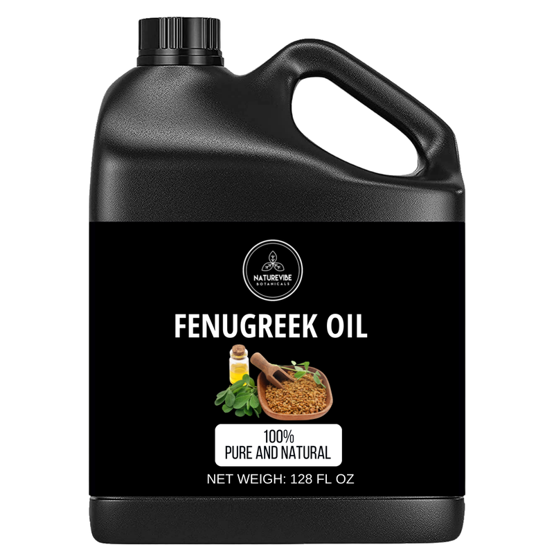 Fenugreek Oil Cold Pressed 100% Pure & Natural | Hair Growth Oil | Moisturizing Oil for Face Hair Skin and Nails with Vitamin A