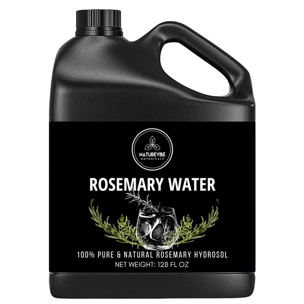 Rosemary Water by Naturevibe Botanicals | 100% Pure & Natural Rosemary Hydrosol | Cosmetic Grade Floral Water