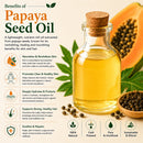 Sweet Almond Oil & Papaya Oil - Bundle of 64 Ounces Each | Hydrating and Nourishing for Skincare and Haircare | Soothes and Calms All Skin Types
