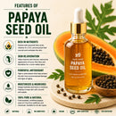 Sweet Almond Oil & Papaya Oil - Bundle of 64 Ounces Each | Hydrating and Nourishing for Skincare and Haircare | Soothes and Calms All Skin Types