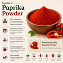 Naturevibe Botanicals Paprika Powder 20lb Bulk Premium | Rich Color & Flavor for Cooking & Culinary Use