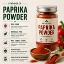 Naturevibe Botanicals Paprika Powder 20lb Bulk Premium | Rich Color & Flavor for Cooking & Culinary Use